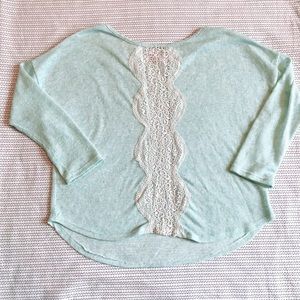 Lacey Back Sweater